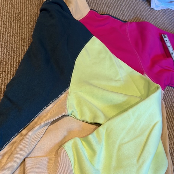 NWT CHAMPION reverse weave colorblock hoodie size M/L - Picture 7 of 9